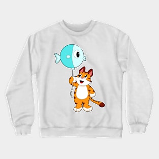 Tiger Balloon Fish Crewneck Sweatshirt